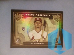 2023 Bowman Platinum New Money #NM-6 Nolan Gorman RC St Louis Cardinals
